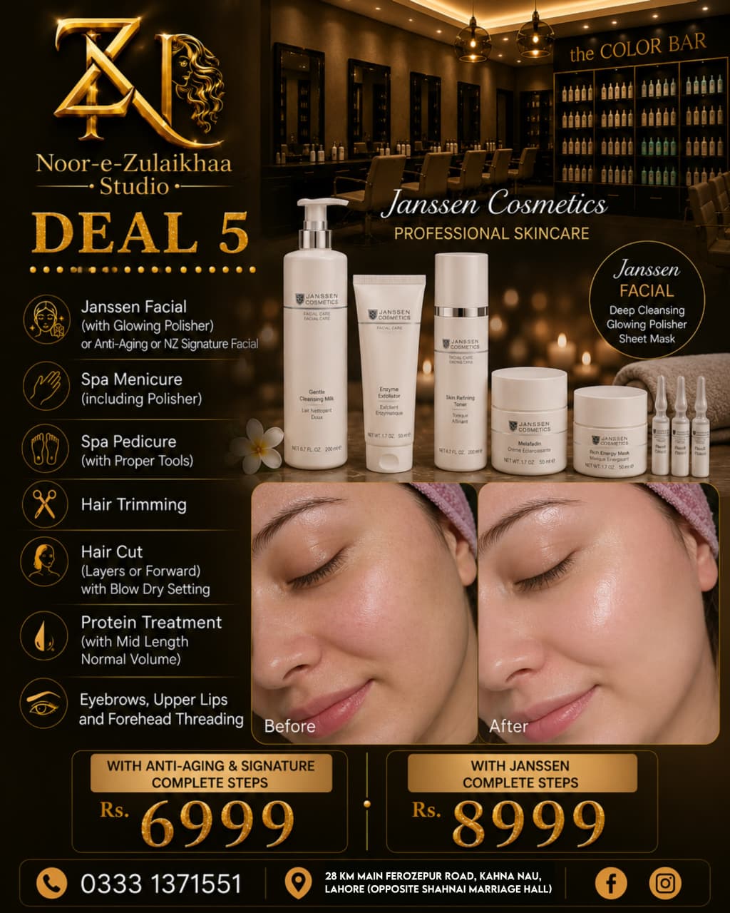 Deal 5 - Premium Facial Combo